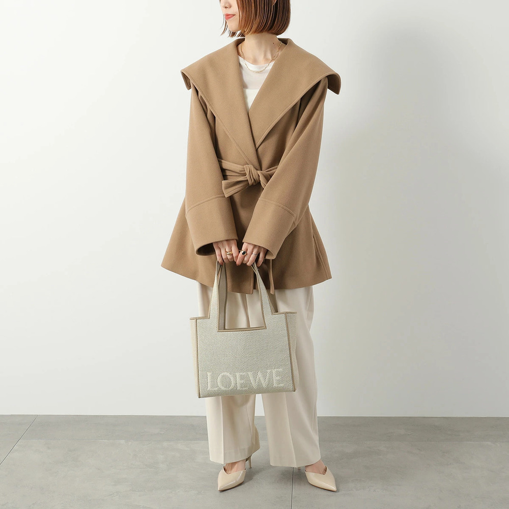 Loewe Font Tote Crossbody Bag ECRU